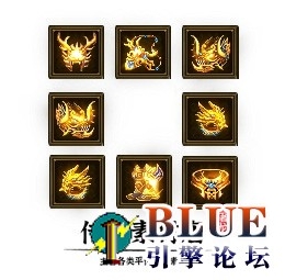 黄金龙王套 精品装备特效一体 高清动态首饰