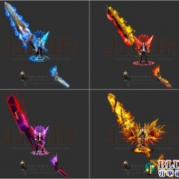 男分体剑甲含一体4套打包