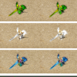 复古冰雪剑甲套装高清特效PNG