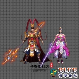 绝恋吕布貂蝉(男女)一体时装