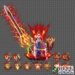 烈焰之子(男) 高清动态分体 内含首饰 外观齐全