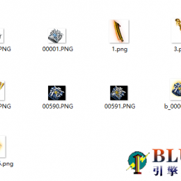 雷霆3套男女剑甲带首饰素材