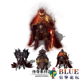 魔灵将军(3个配套小怪) 高清怪物 360张齐全