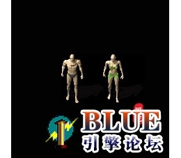 纹身男绿叶女裸模 BMP格式 替换盛大外观