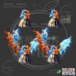 炫酷魔神男女衣服武器