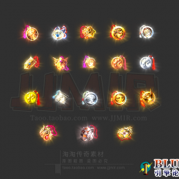 高清复古勋章18组